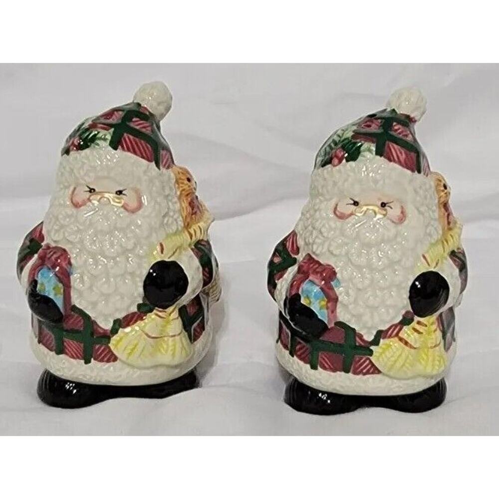 Christmas Santa Salt and‎ Pepper Shakers Classic Solutions Jay Import 4" - Picture 10 of 16
